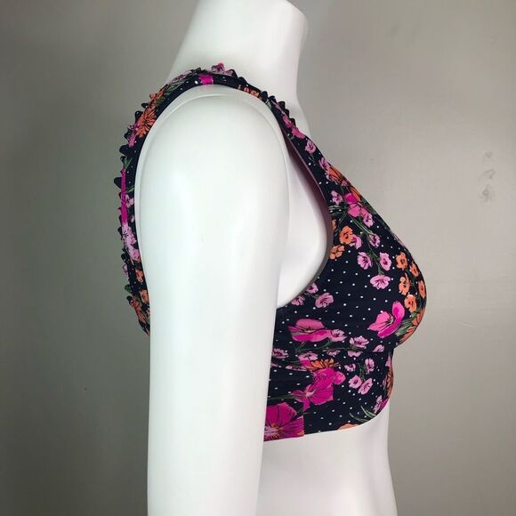 Shade & Shore Medium Padded Floral Swim Top‎ - Picture 4 of 8
